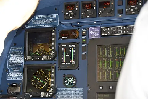 Flight and system displays in the Zeppelin Eureka instrument panel.